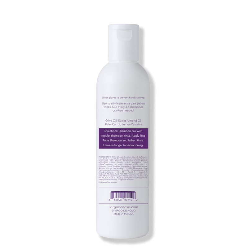 Virgo de Novo Extra Dark Purple Toning Shampoo – Neutralizes