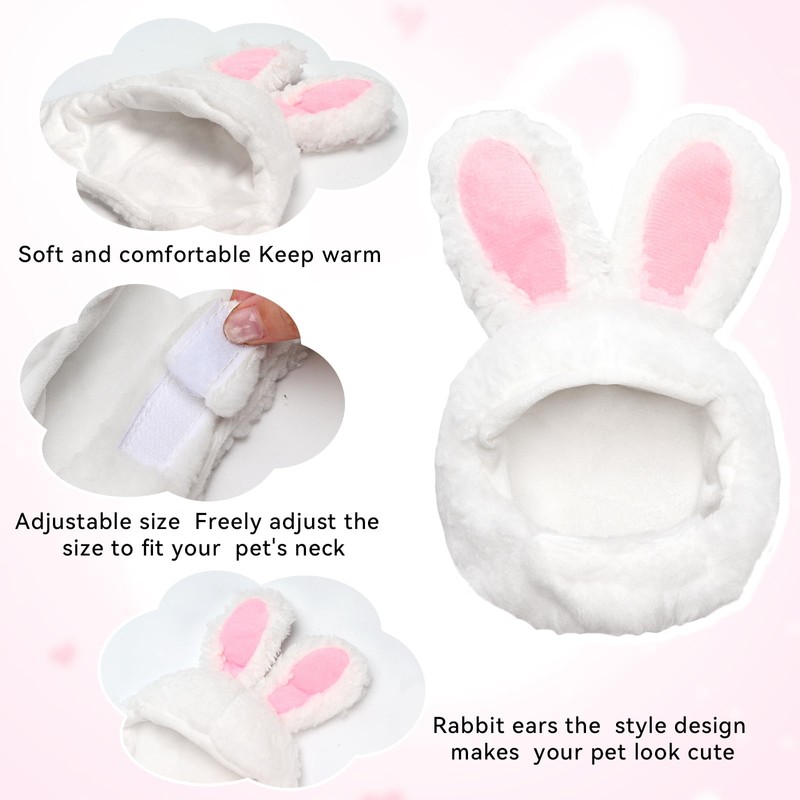 Cat Bunny Rabbit Ears Hat Costumes, Rabbit Ears for Dogs