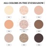 MYSTER ROSEY Neutral Eyeshadow Palette, Nude Eyeshadow Palette, Matte Eye