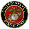 Ramsons Imports U.S. Marine Corps Emblem 12" Round Metal Sign,