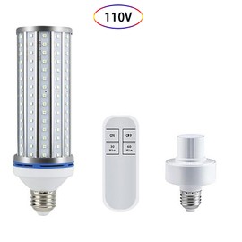 60W E27 UV Lamp UVC Cleaning Bulb with Remote Control Timer