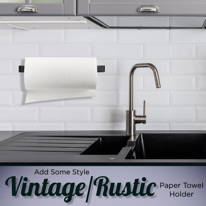 Stur-De Wrought Iron Paper Towel Holder - Wall Mount Paper