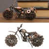 Motorcycle Toy Model Metallic Antique Texture Sturdy Smoothing Durable Metal
