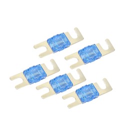 Motoforti 5pcs 60A AFS Mini ANL Fuses for Car Truck Motorcycle Boat Audio CDs Long-lasting