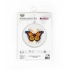 Luca-S Cross Stitch Kit with Hoop Included The Monarch Butterfly,