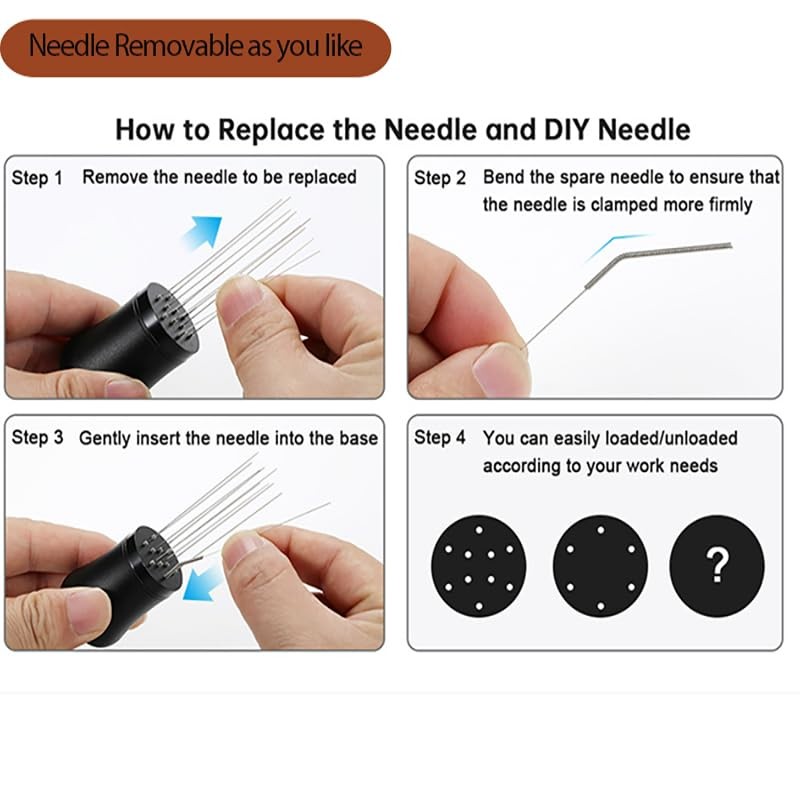 WDT Tool, Espresso Distribution Tools 10 +10 * 0.3mm Needles