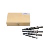 Accusize Industrial Tools - 4 Pc High-Speed Steel Spiral Flute