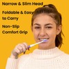 ALAZCO Comfort Hold Travel Toothbrush On The Go Folding Medium