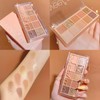 10 Colors Eyeshadow Palette, Pearl, Matte, Fine Flash, Distinctive Powder