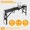 Scaffolding Work Platform, 29.9" to 47.2" Height Adjustable Work Platform,