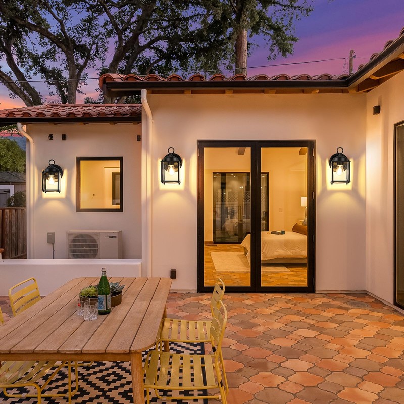 MATAMEYE Outdoor Wall Lantern, Exterior Waterproof Wall Sconce Light Fixtures,