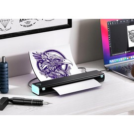 Specmark Thermal Paper A4 Tattoo Paper Pack of 100 I 210 mm x 297 mm I Tattoo Stencil A4 I Paper for M08F Printer I Tattoo Paper Printer I Tattoo Printer