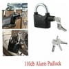 OSALADI Alarm Padlock Anti-Theft Lock for Door/Motorcycle with Unique Lock