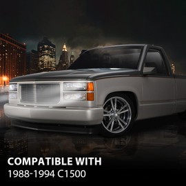 G-PLUS Single Din Radio Stereo Dash Kit Beige w/Storage Pocket Compatible with 1992-1994 Chevy Crew Cab Dually/Fits 1992-1994 Chevy Blazer Full Size/Fits 1988-1994 Chevy Pickup Full Size