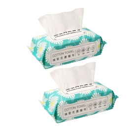 FOMIYES 2 Foot Bath Towel Foot Wipes Foot Spa Wipe Towels Comfortable Cleaning Towels Water Absorbing Foot Towels Portable Wipes Towels Feet Wipes Multi-Function Spa Towels Carpenter White