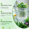 Upgraded Adjustable Aquarium Plant Holder,Fish Tank Plants Holder,Top Hanging Design,Adjustable