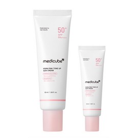 medicube PDRN Pink Tone Up Sun Cream 50ml Set (+20ml) - [SET] Sun Cream 50ml (+20ml)