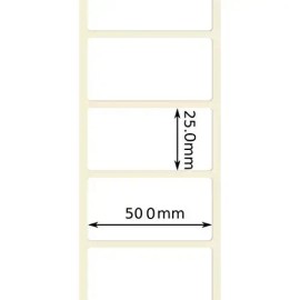 Rollo Etiqueta Térmica (50x25 Mm) C1000 Etiquetas Full Color Blanco                                                                                   