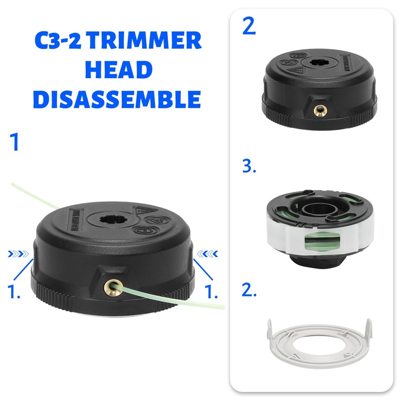 VBSYBO FSA 57 Trimmer Head C 3-2 Compatible with Stihl