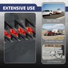 2pcs Trailer Breakaway Cable, 6FT High Rebound Spring Trailer Emergency