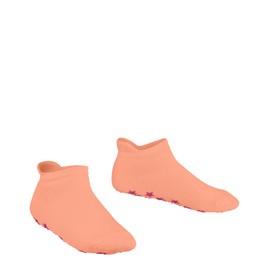 ESPRIT Unisex Children's Home Trainer Stopper Socks Non-Slip Nubs on the Sole with Plush Soft Durable Plain Breathable Sustainable Organic Cotton 1 Pair, Red (Cantaloupe 8771)