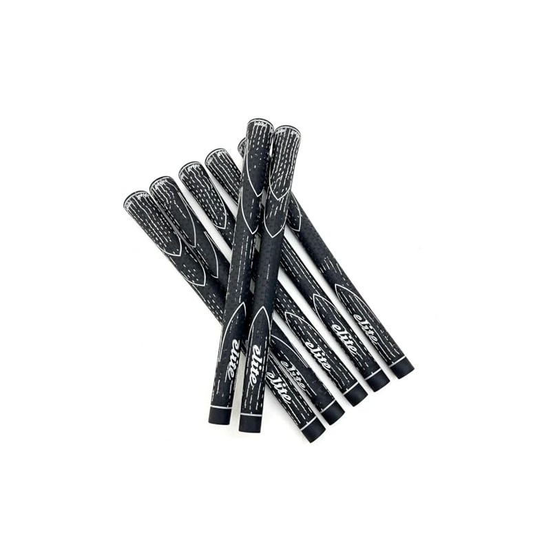 elitegrips N360 RUBBER CORD M58 Golf Grips, Set of 7,