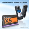 K&F CONCEPT 360x5 Battery, 2700mAh X5 Battery with Storage Case