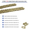 GOLKNHA 415H-110L Gold Chain with Connector Link for 49cc 60cc