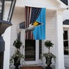 Usa America American And Saint Lucian Saint Lucia Flag 3x5