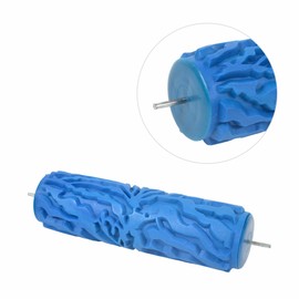 Nichiyo 7'' Inch Texture Rubber Roller Single Color DIY Patterned Paint Roller Decorative Used for Home Wall Decoration(EG325C)