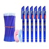 58Pcs Erasable Rollerball Pen Refill Sets Blue Ink 0.5mm Thin