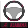 FANMATS 14804 Alabama Crimson Tide Embroidered Steering Wheel Cover 15"