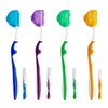 4-Pack Orthodontic Dental Care Kit – Includes Soft Bristle Toothbrushes