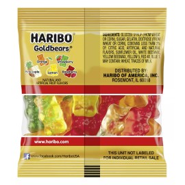 HARIBO Gold Bears, 22.8 Oz, Tub Of 54 Packs