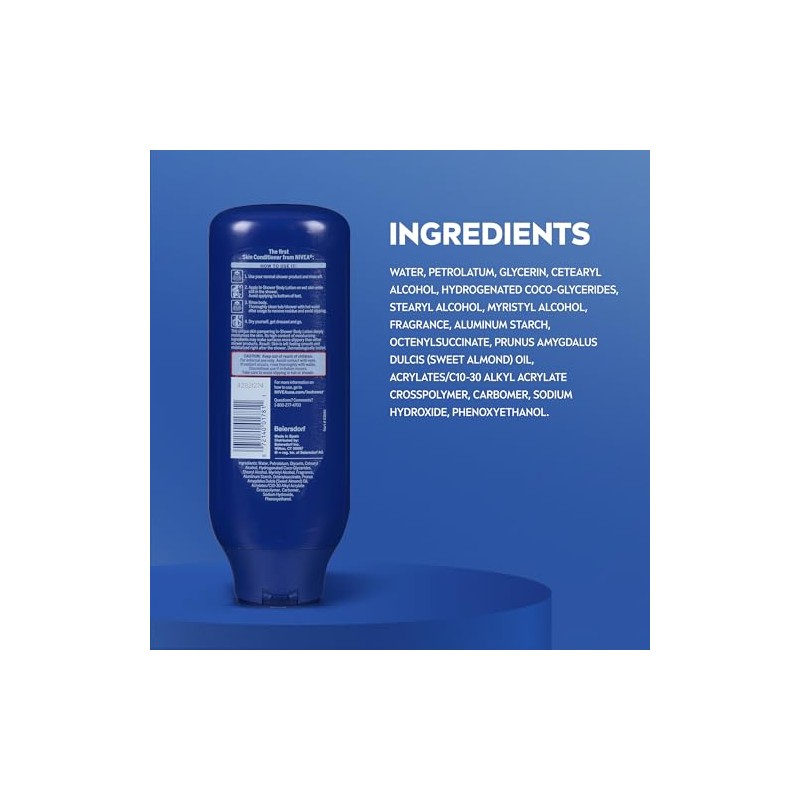 NIVEA In-Shower Nourishing Body Lotion 13.5 Fluid Ounce