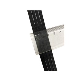 Stretchy Elastic Band Silicone Backed Gripper Elastic Webbing Non-Slip Elastic Ribbon - 5 Yards per roll (4/5'')