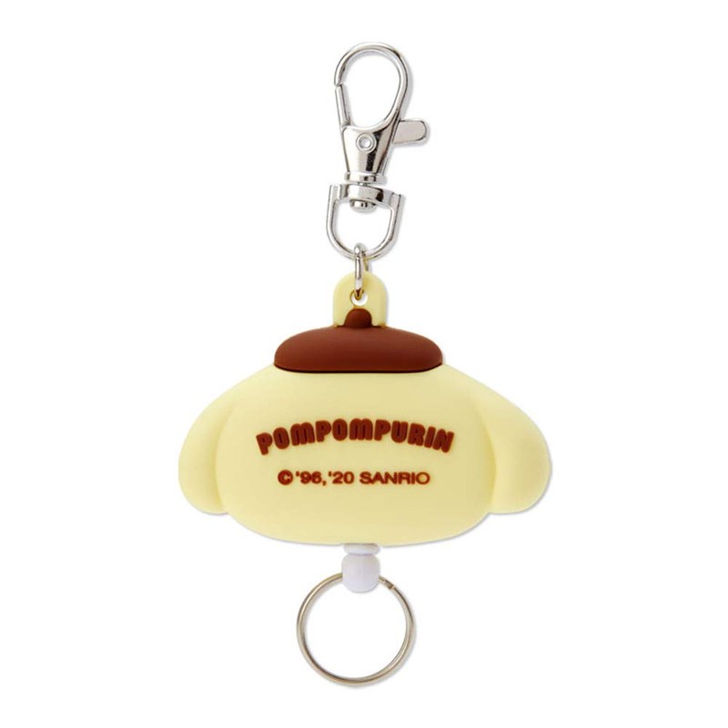Sanrio 189529 Pompompurin Face Reel Keychain