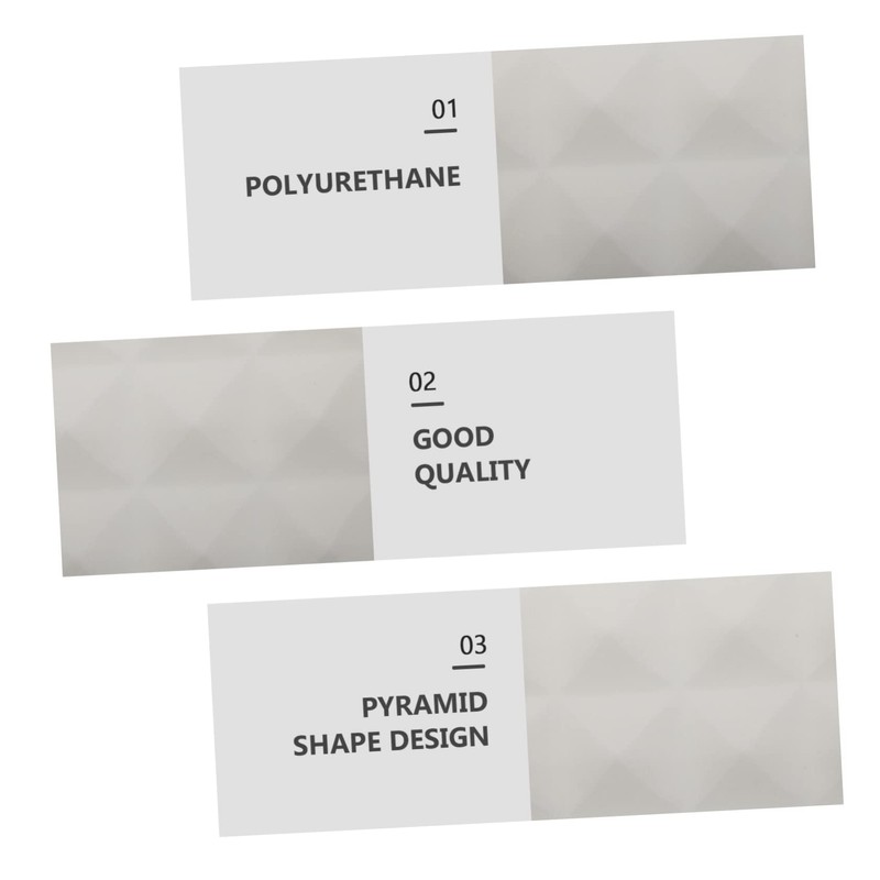CORHAD Soundproofing Foam White Soundproofing Panels 5cm Sound Absorbing Cotton