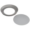 Suncraft PP-718 Tart Shaped Bottom Cutter, Round, Corrugated, 7.1 inches