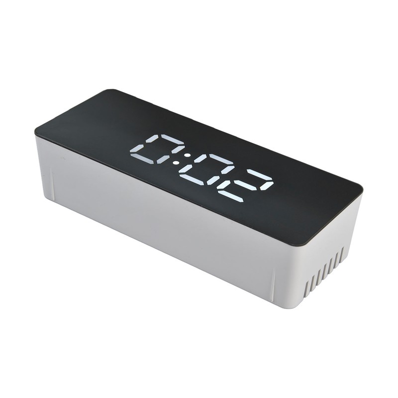LED Clock Multifunctional USB Powered 3 Lighting Modes Snooze Time