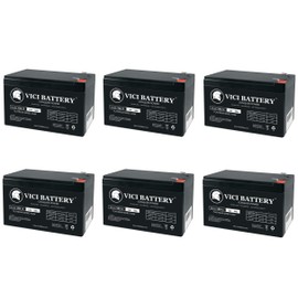 VICI Battery 12V 9AH Battery for Steele SPGG1000E 10000W Generator - 6 Pack Brand Product