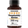PhosphatidylSerine Complejo de 200 mg  90 cpsulas veganas con Omega 3  Sin soja  sin OMG - Producto Original de Alta Calidad, Entrega Rápida y Segura,