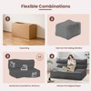 feliz home Folding Mattress Twin, Convertible Sofa Bed Foldable Futon
