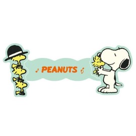 Sunstar Stationery Snoopy Cable Holder Snap Peanuts Snoopy & Woodstock S8350132
