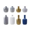 Bloomingville Various Decorative Stoneware Vases with Reactive Glaze, Multicolor, Set
