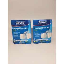 Rexall Hydrogel Burn Kit Compact for Home, Work, and Emergency Care