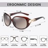 DUCO 1220 Women's Sunglasses, Polarized Lenses, UV 400 Protection, For