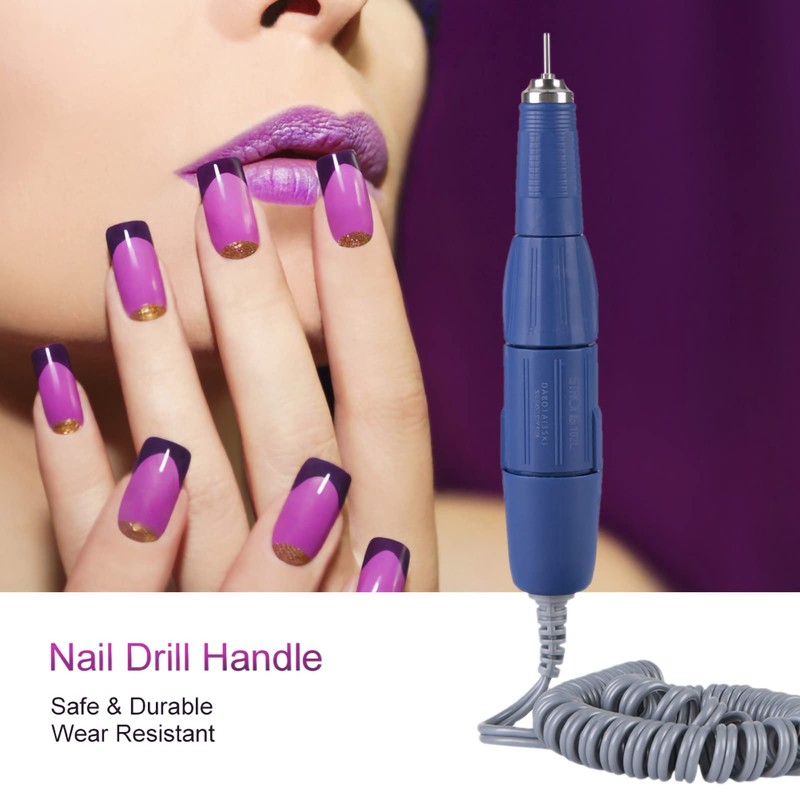 ZIZEV Taladro de Uñas Azul para Amoladora Máquina Dental Manicura,
