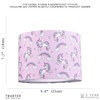 Beautiful Modern Soft Lilac Cotton Lamp Shade with Unicorns Clouds