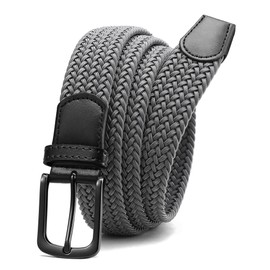 CHAOREN Mens Belt - Elastic Braided Stretch Golf Belts for Men 1 3/8"- Suit for Casual Jeans Pants